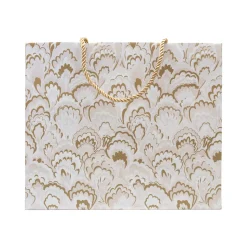 Marbled Ceramica Silver & Gold Gift Bags - includes 1 Gift Bags