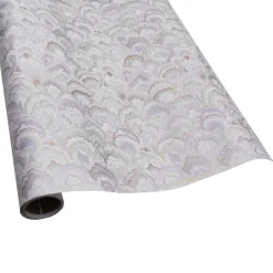 Marbled Ceramica Silver & Lavender Roll Wrap - includes 1 Roll