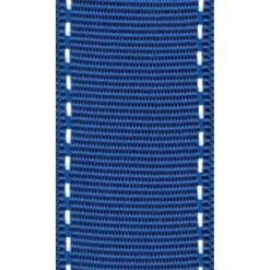 Marine Blue & White Grosgrain Wired Ribbon - 9 Yard Spool