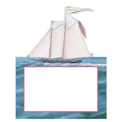 Maritime Place Cards Die Cut Package 8 In