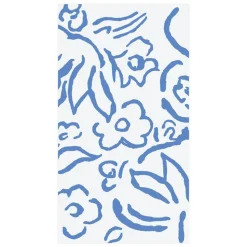 Matisse Paper Guest Towel Napkins in Blue - 15 Per Package