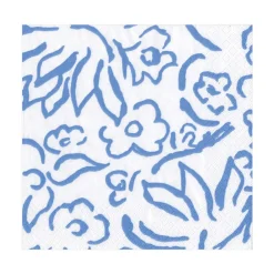 Matisse Paper Luncheon Napkins in Blue - 20 Per Package