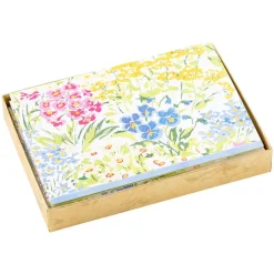 Meadow Flowers Assorted Boxed Note Cards - 8 Note Cards & 8 Envelopes