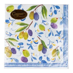 Mediterranean Blue Luncheon Napkins - 20 Per Package
