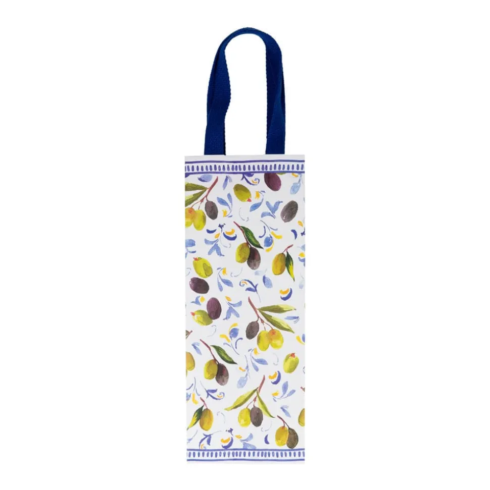 Mediterranean Blue Wine & Bottle Gift Bags - One Gift Bag Included