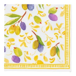 Mediterranean Dijon Cocktail Napkins - 20 Per Package