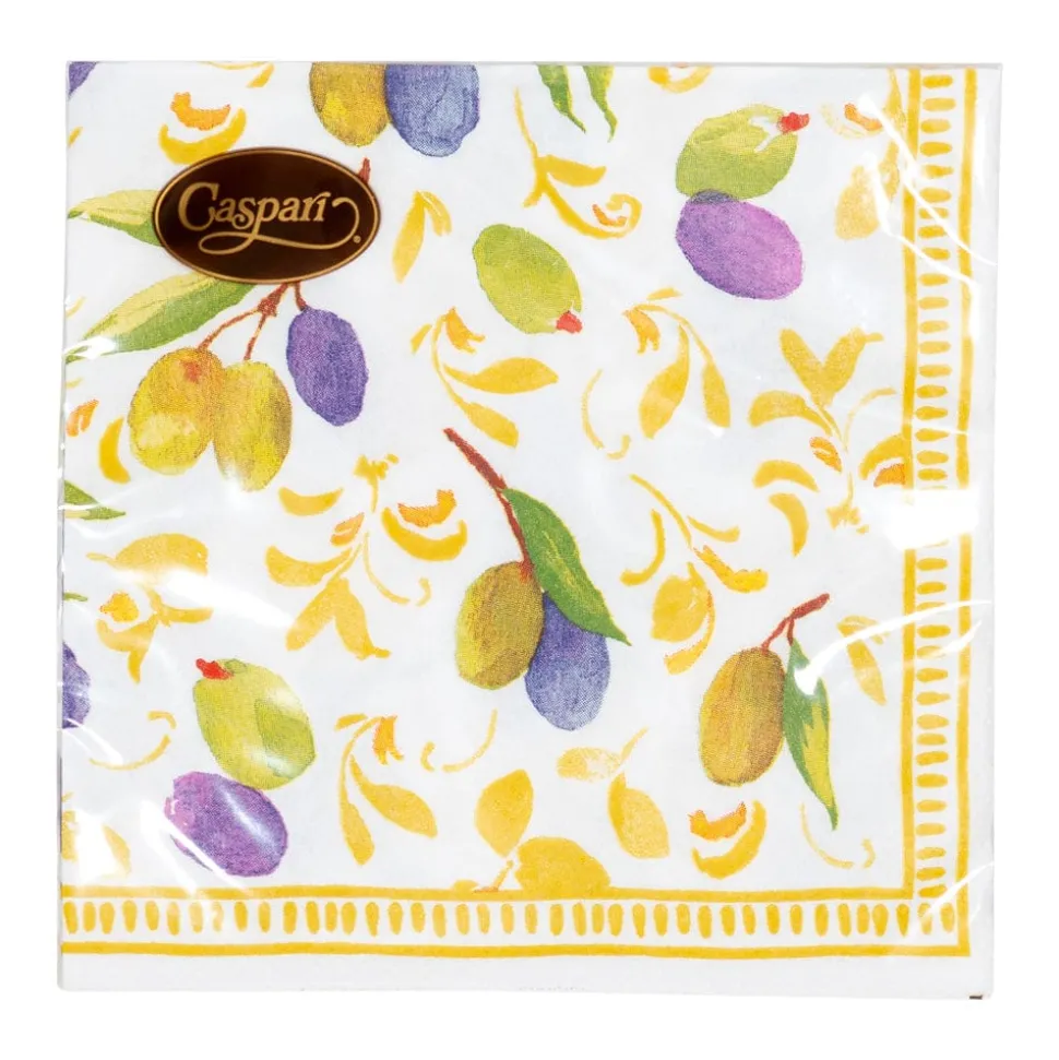 Mediterranean Dijon Cocktail Napkins - 20 Per Package