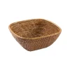 Medium Rattan Modern High Bowl in Dark Natural - 1 Each