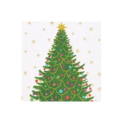 Merry And Bright Boxed Cocktail Napkins - 40 Per Box