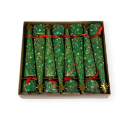 Merry And Bright Christmas Cone Crackers - 8 Per Box