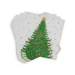 Merry And Bright Cocktail Napkins - 20 Per Package