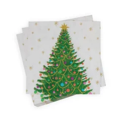 Merry And Bright Cocktail Napkins - 20 Per Package