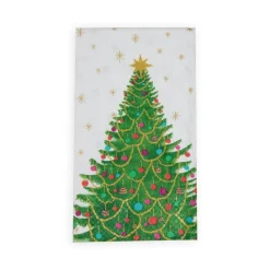 Merry And Bright Guest Towel Napkins - 15 Per Package