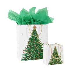 Merry And Bright Large Gift Bag - 1 Each