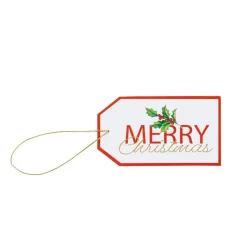 Merry Christmas Classic Gift Tags - 4 Per Package