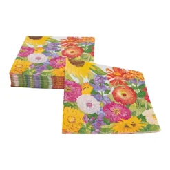 Midsummer Blooms Cocktail Napkins - 20 Per Package