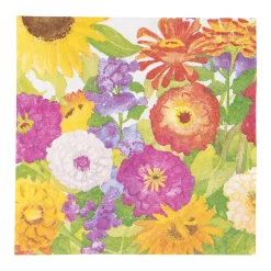 Midsummer Blooms Luncheon Napkins - 20 Per Package