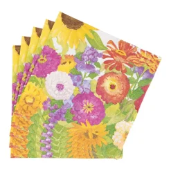 Midsummer Blooms Luncheon Napkins - 20 Per Package