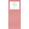 Mini Stripe Tissue Paper in Red - 4 Sheets Included