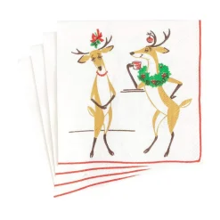 Mistletoe Meets Toddy Boxed Paper Cocktail Napkins - 40 Per Box