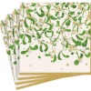 Modern Mistletoe Dinner Napkin - package of 20