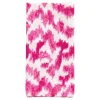 Modern Moiré Cloth Dinner Napkins in Fuchsia - Set of 4