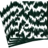 Modern Moire Black Dinner Napkin - package of 20