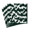 Modern Moire Black Luncheon Napkin - package of 20