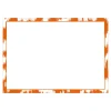 Modern Moire Orange Correspondence Cards - 12 Per Package