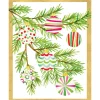 Modern Painted Ornaments Petite Boxed Christmas Cards - includes 15 cards & envelopes