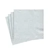 Moiré Paper Cocktail Napkins in Platinum - 20 Per Package