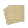 Moiré Paper Cocktail Napkins in Gold - 20 Per Package