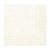 Moiré Paper Luncheon Napkins in Ivory - 20 Per Package