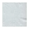 Moiré Paper Luncheon Napkins in Platinum - 20 Per Package