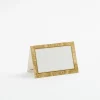 Moire Gold Place Cards Package 10 In