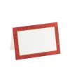 Moire Red Place Cards Package 10 In