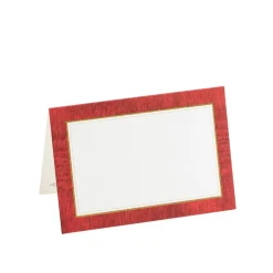 Moire Red Place Cards Package 10 In