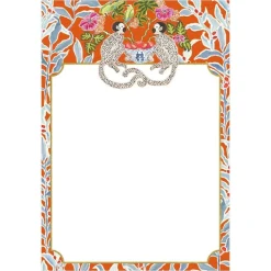 Monkeys Invitations in Foil - 8 Blank Invitations & 8 Envelopes