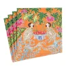 Monkeys Paper Cocktail Napkins in Orange - 20 Per Package