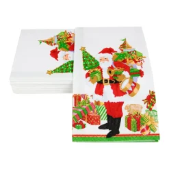 Mr. Claus Guest Towel Napkins - 15 Per Package