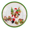 Mr. Claus Paper Salad & Dessert Plates - 8 Per Package