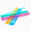Multicolor Acrylic Mahjong Rack & Pushers - Set of 4
