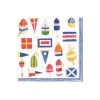 Nantucket Boxed Cocktail Napkins - 40 Per Box