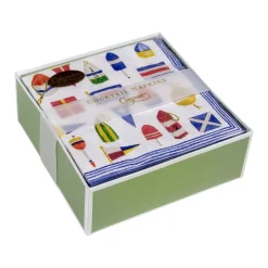 Nantucket Boxed Cocktail Napkins - 40 Per Box