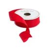 Narrow Red Grosgrain Wired Ribbon - 8 Yard Spool