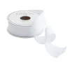 Narrow White Grosgrain Wired Ribbon - 8 Yard Spool
