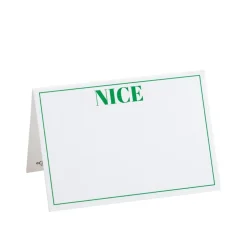 Naughty or Nice Reversible Place Cards - 8 Per Package