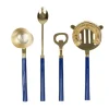 Navy & Shiny Brass Bar Tool Sets