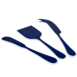 Navy & White Cheese Tool Set