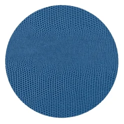 Navy Lizard Coaster Round 8-In Felt